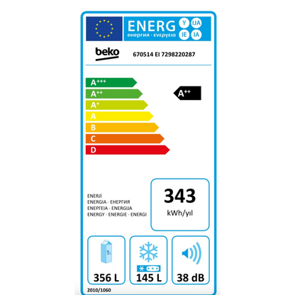 Beko 670514 EI No Frost Buzdolabı - Modern Tasarım ve Gelişmiş Teknoloji ile Gıda Tazeliği Sağlayın!