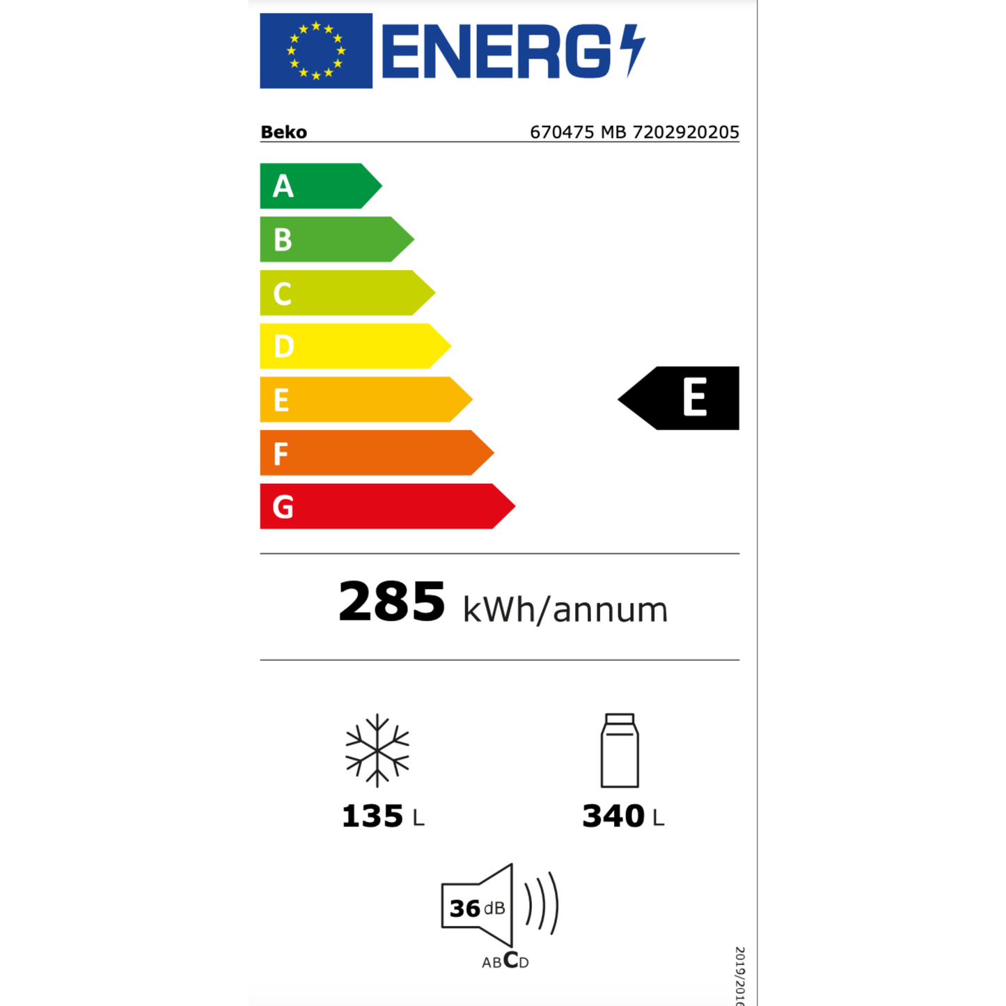 Beko 670475 MB No Frost Buzdolabı - Modern Tasarım ve Üstün Performans