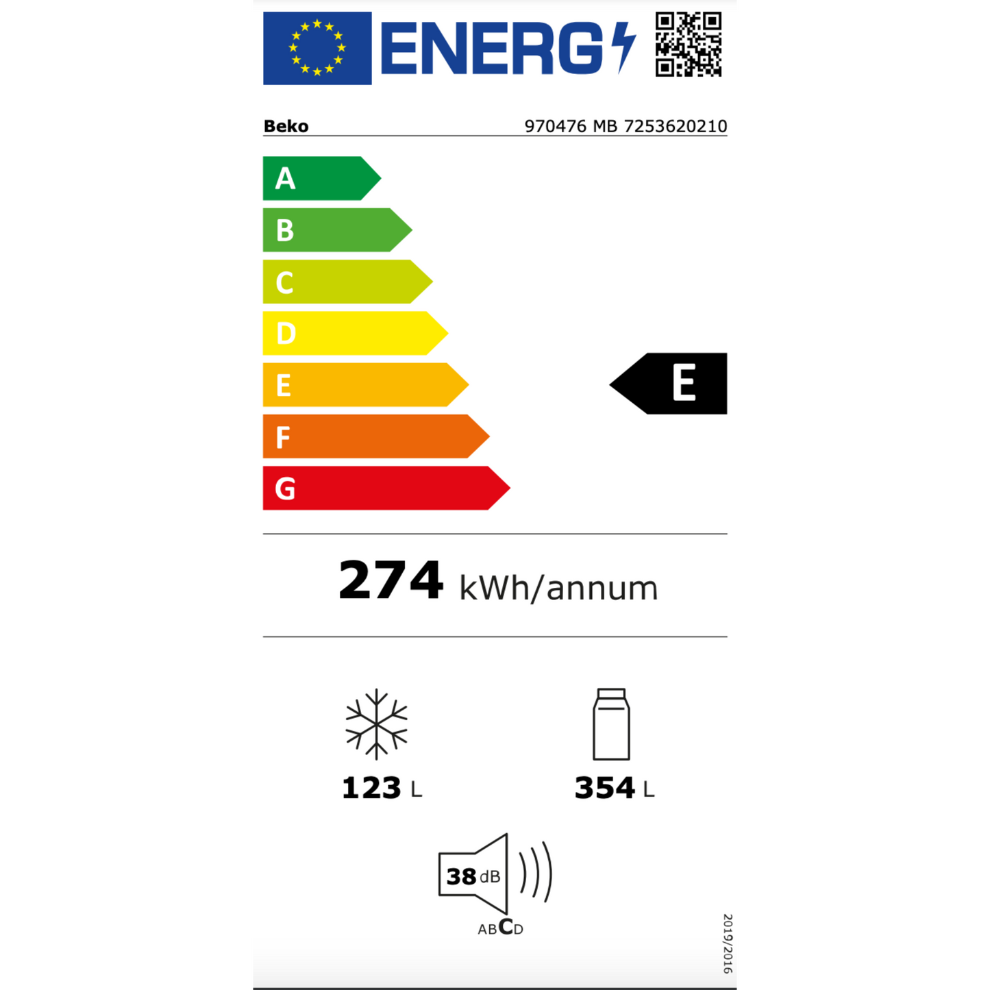 Beko 970476 MB No Frost Teknolojili Şık Buzdolabı