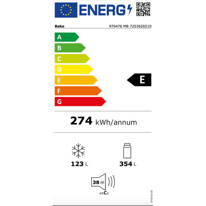 Beko 970476 MB No Frost Teknolojili Şık Buzdolabı