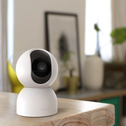 Xiaomi Akıllı Kamera C200, 1080p WiFi Kamera, Bebek Monitörü, İç Mekan Kamerası, Evcil Hayvan Kamerası, Gece Görüşü, 360° Dönen Başlık, Beyaz