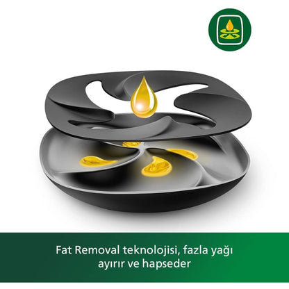Philips HD9243/90 Airfryer Fritöz, 0.8 kg, 4.1 L Kapasite Siyah
