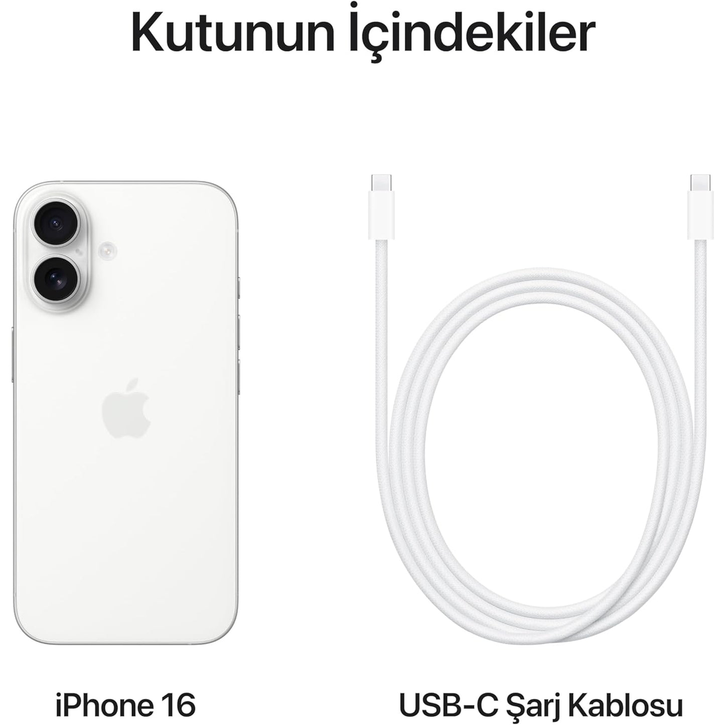 Apple iPhone 16 (128 GB) - Siyah