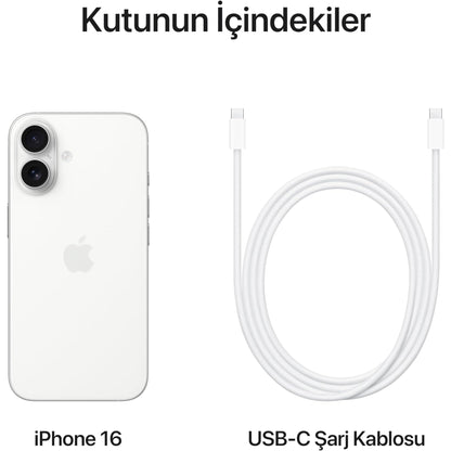 Apple iPhone 16 (128 GB) - Siyah