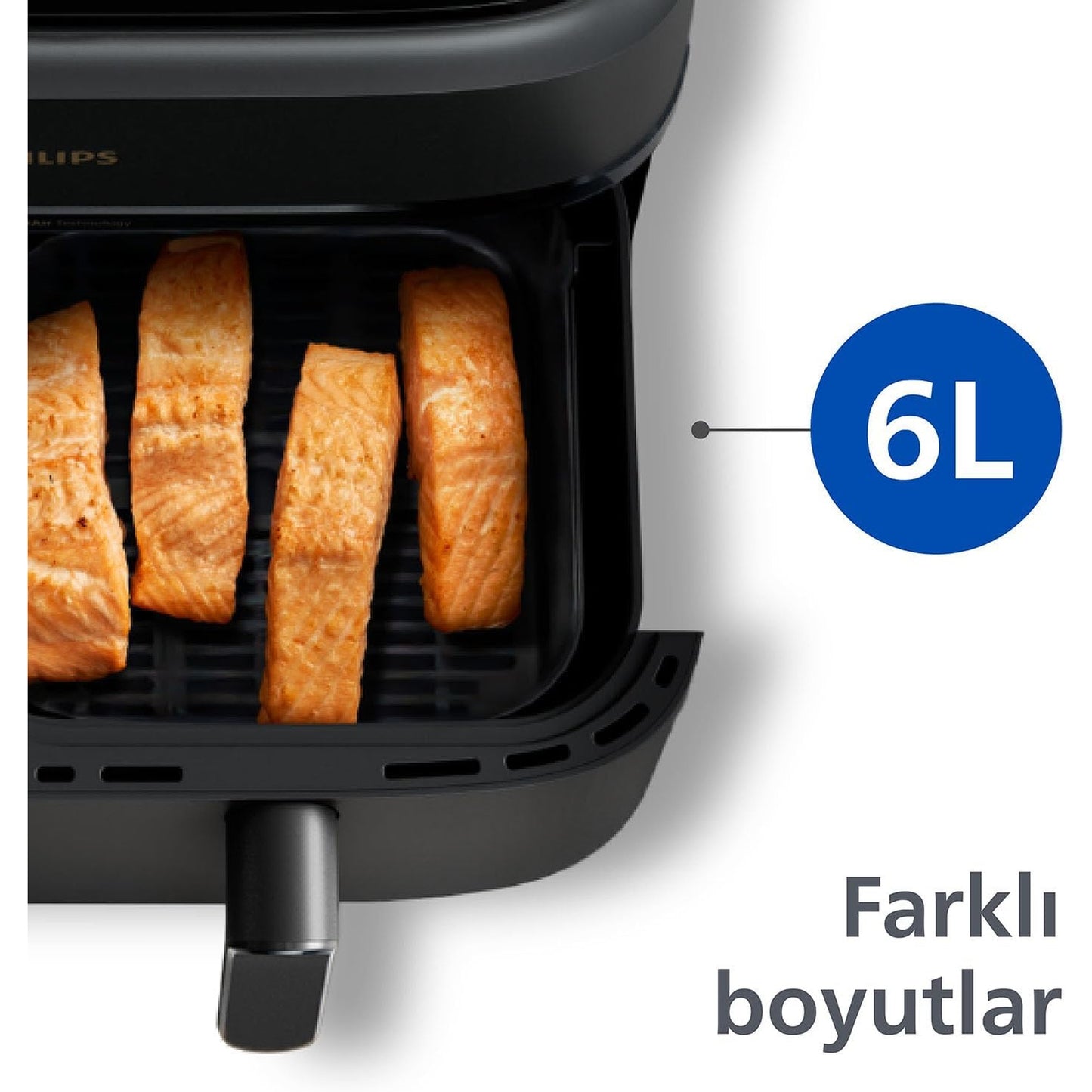 Philips HD9243/90 Airfryer Fritöz, 0.8 kg, 4.1 L Kapasite Siyah