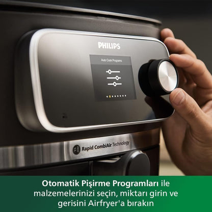 Philips HD9243/90 Airfryer Fritöz, 0.8 kg, 4.1 L Kapasite Siyah