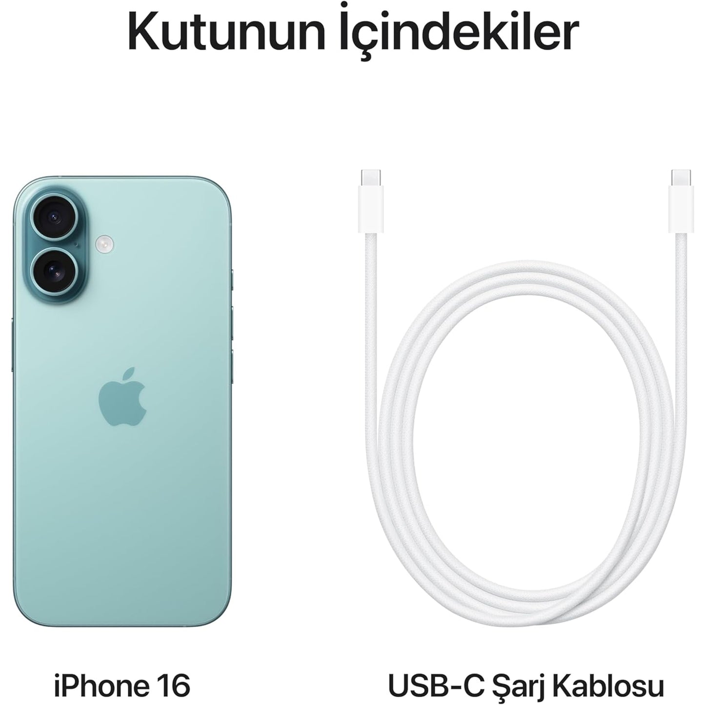 Apple iPhone 16 (128 GB) - Siyah