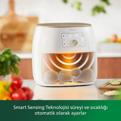 Philips HD9243/90 Airfryer Fritöz, 0.8 kg, 4.1 L Kapasite Siyah
