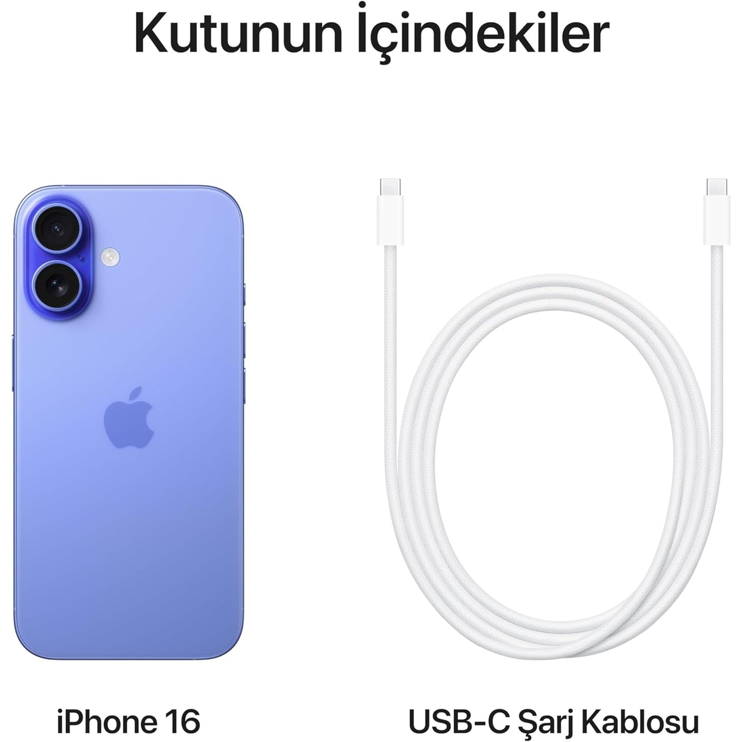 Apple iPhone 16 (128 GB) - Siyah