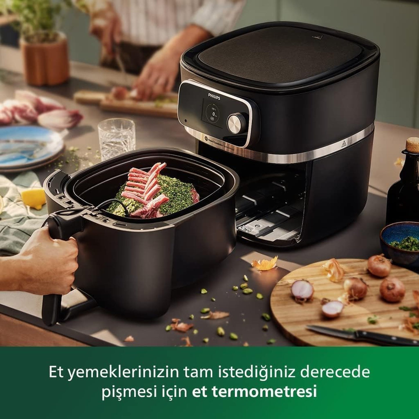 Philips HD9243/90 Airfryer Fritöz, 0.8 kg, 4.1 L Kapasite Siyah