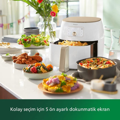 Philips HD9243/90 Airfryer Fritöz, 0.8 kg, 4.1 L Kapasite Siyah