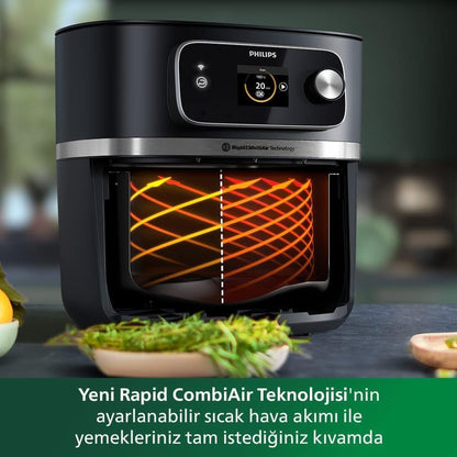 Philips HD9243/90 Airfryer Fritöz, 0.8 kg, 4.1 L Kapasite Siyah