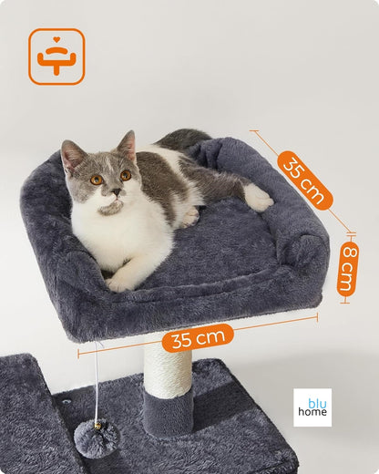 Feandrea PCT161G01 tırmalama ağacı, 143 cm yüksekliğinde, kedi ağacı