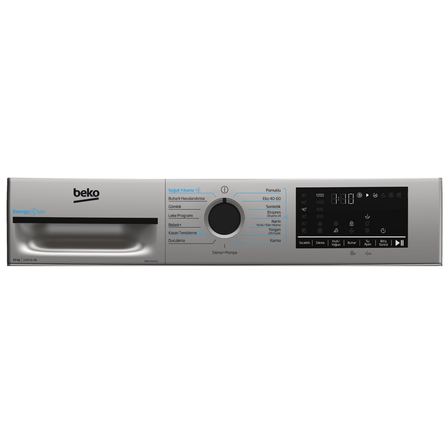 Beko CMX 10120 S / 10 KG 1000 Devir Çamaşır Makinesi